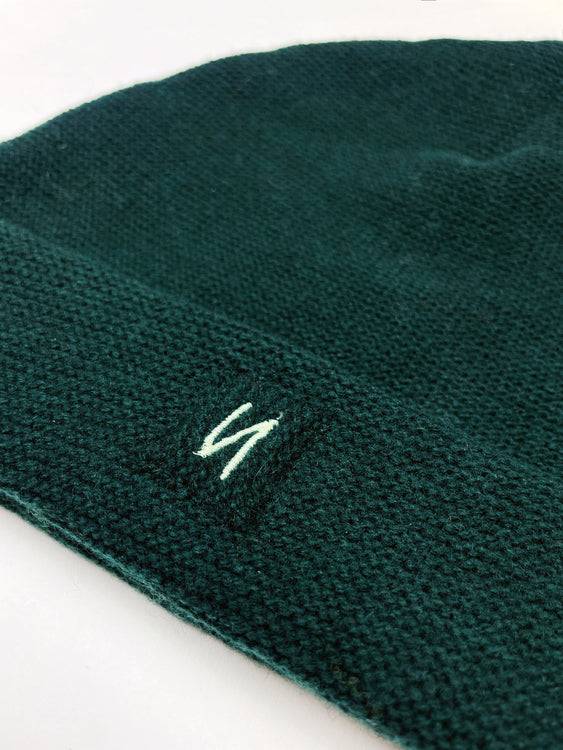 Nonoi Studio DUNKEGRÜNE MÜTZE "SAO PAOLO" AUS WOLLE // UNISEX Verkauf