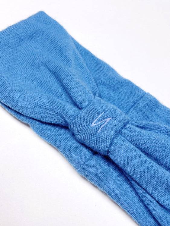 Nonoi Studio HELLBLAUES STIRNBAND "BLUE" // WOLLE Hotsell