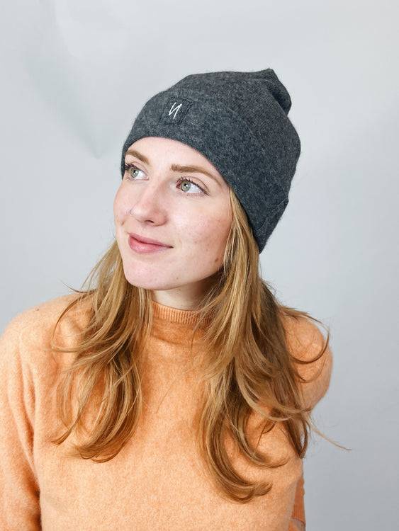 Nonoi Studio MÜTZE GRAU "TOKYO" AUS KASCHMIR // UNISEX Meist gekauft