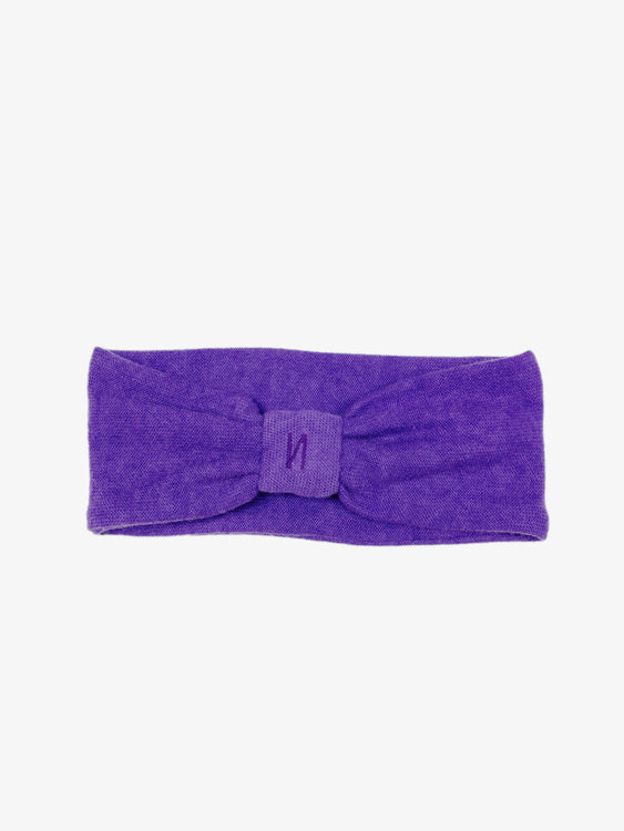 Nonoi Studio STIRNBAND "LILLY" LILA // KASCHMIR Kostenloser Versand