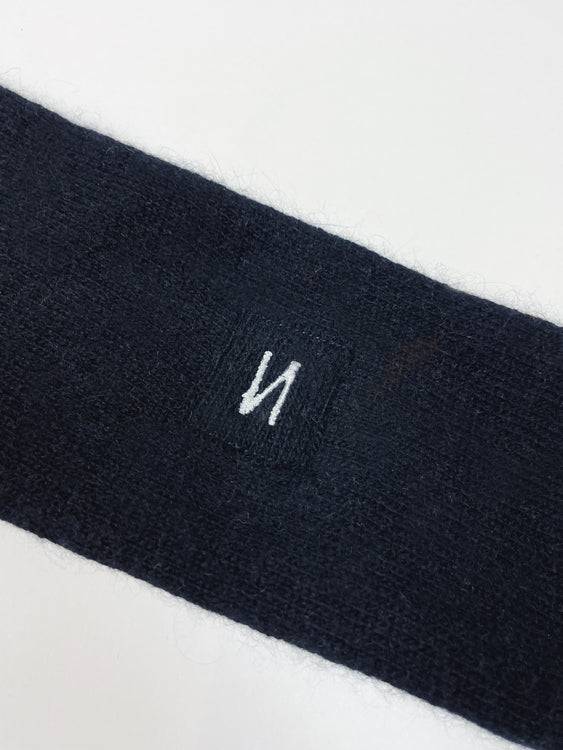 Nonoi Studio STIRNBAND "MONT" SCHWARZ // WOLLE Sonderangebot