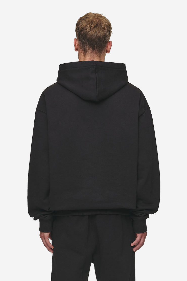 ﻿Pegador Logo Oversized Hoodie Washed Black Begrenztes Angebot