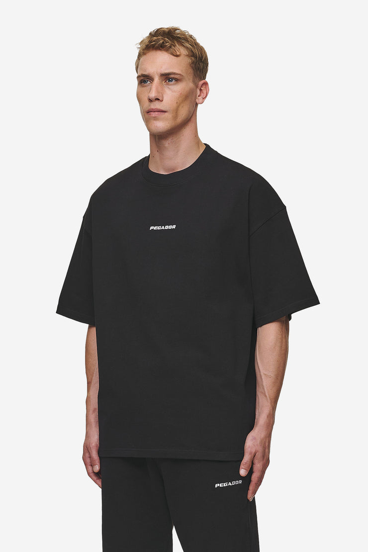 Pegador Logo Boxy Tee Washed Black Black Friday