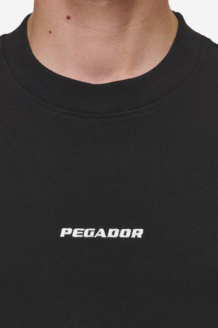 Pegador Logo Boxy Tee Washed Black Black Friday