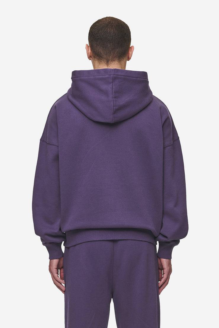 Pegador Logo Boxy Hoodie Washed Deep Purple Jubiläumsangebot