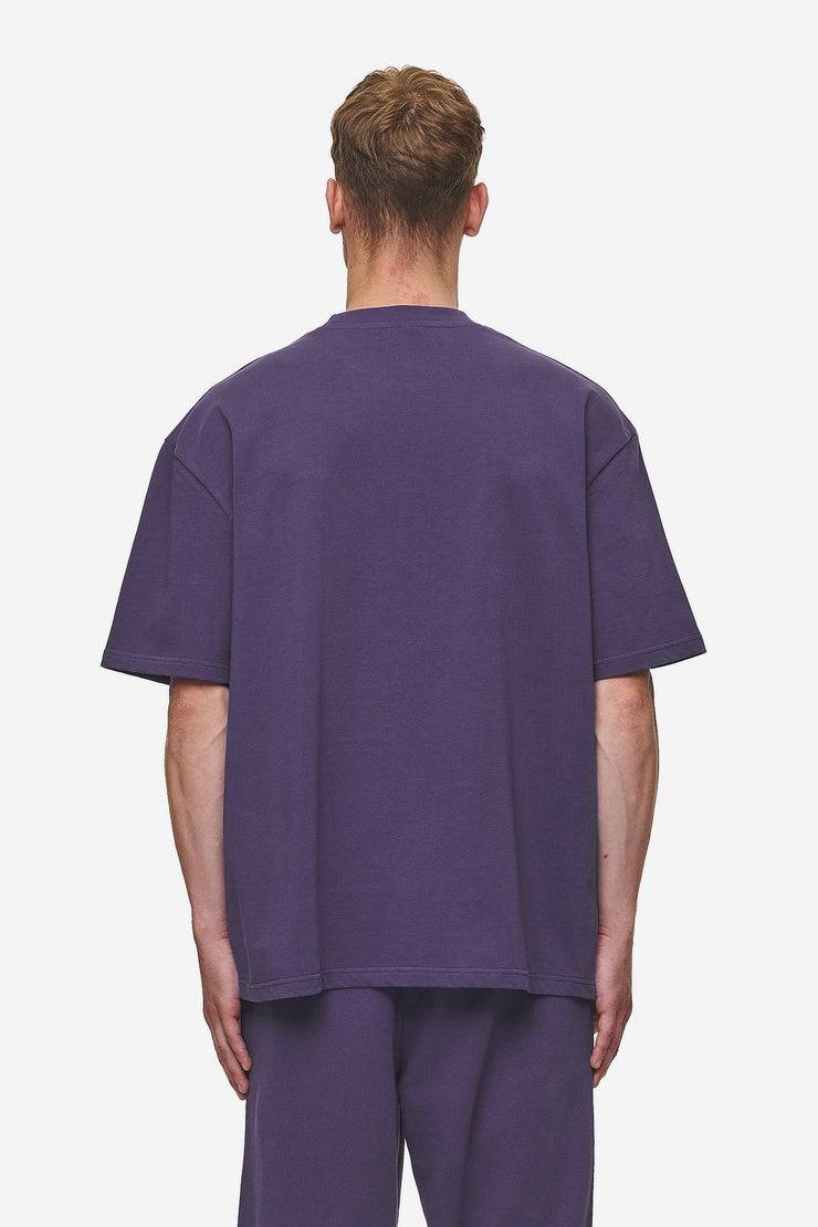 Pegador Logo Oversized Tee Washed Deep Purple Lagerräumung