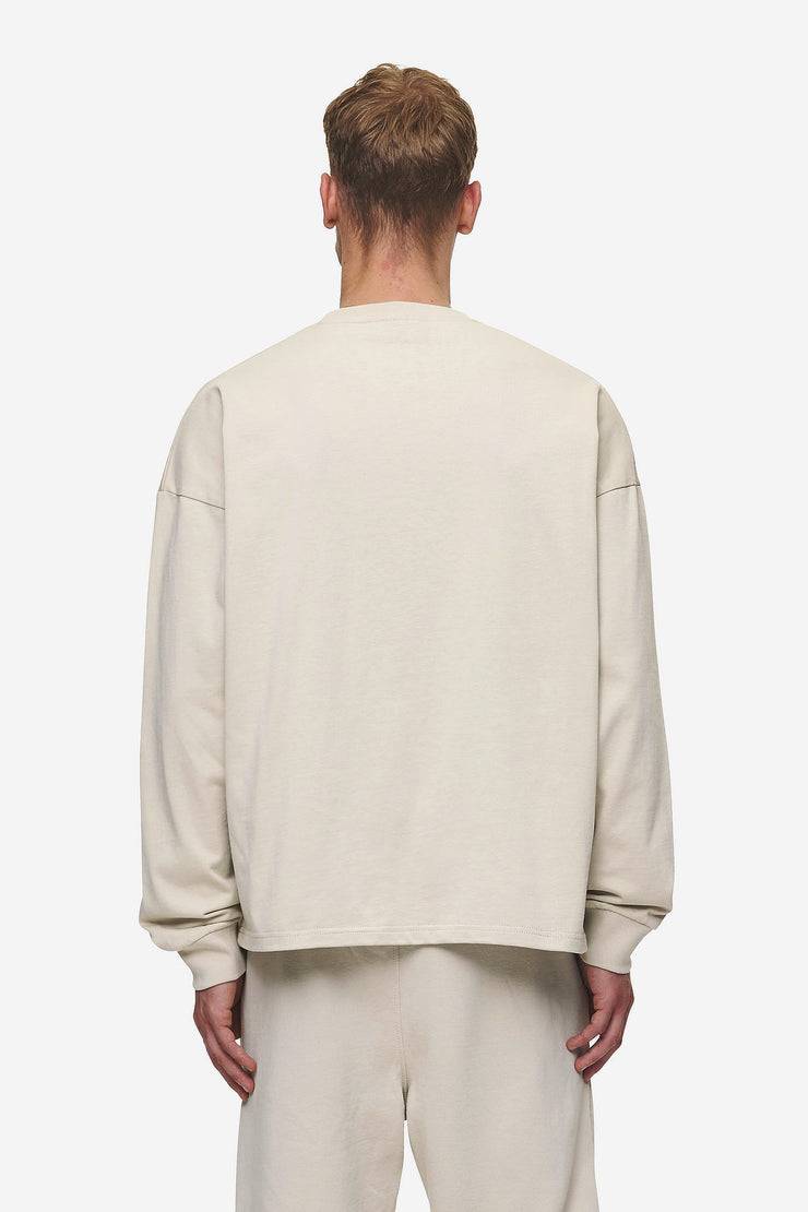 Pegador Rusk Logo Oversized Longsleeve Washed Light Beige Zeitlich begrenztes Angebot