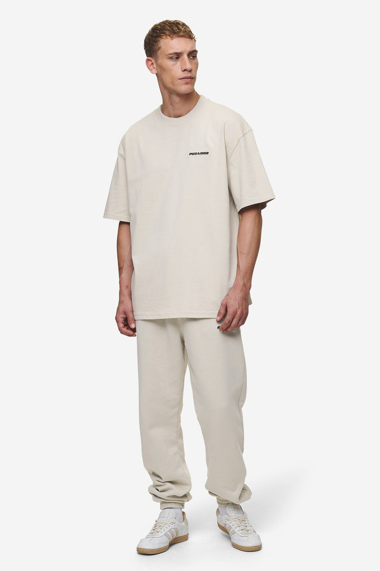 Pegador Logo Oversized Tee Washed Light Beige Blitzangebot