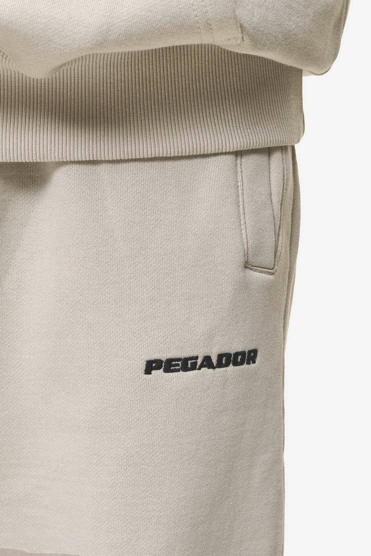 Pegador Logo Heavy Sweat Jogger Washed Light Beige Große Rabatte