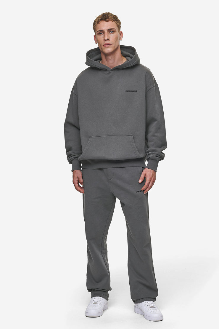 Pegador Logo Oversized Hoodie Washed Anthracite Neuheiten