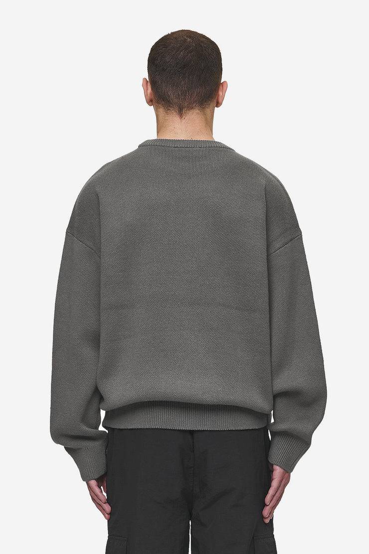 Pegador Logo Oversized Knit Sweater Anthracite Räumungsverkauf