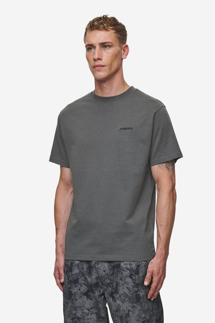 Pegador Bane Slim Tee Washed Anthracite Sonderangebote