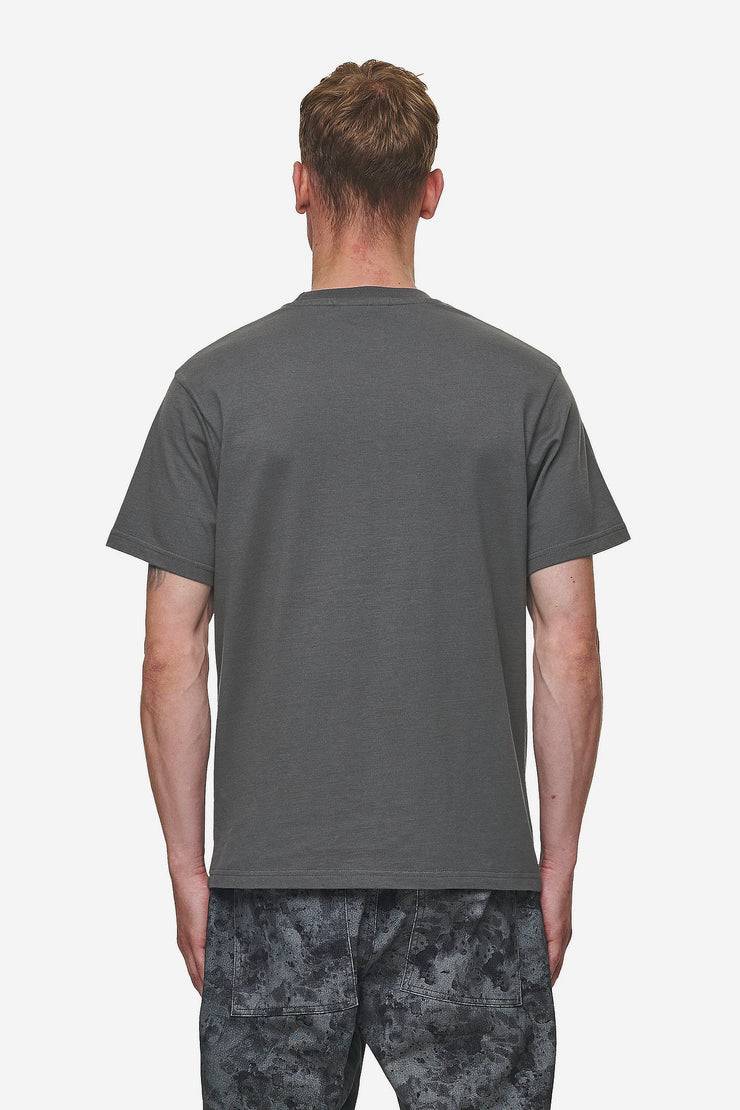 Pegador Bane Slim Tee Washed Anthracite Sonderangebote
