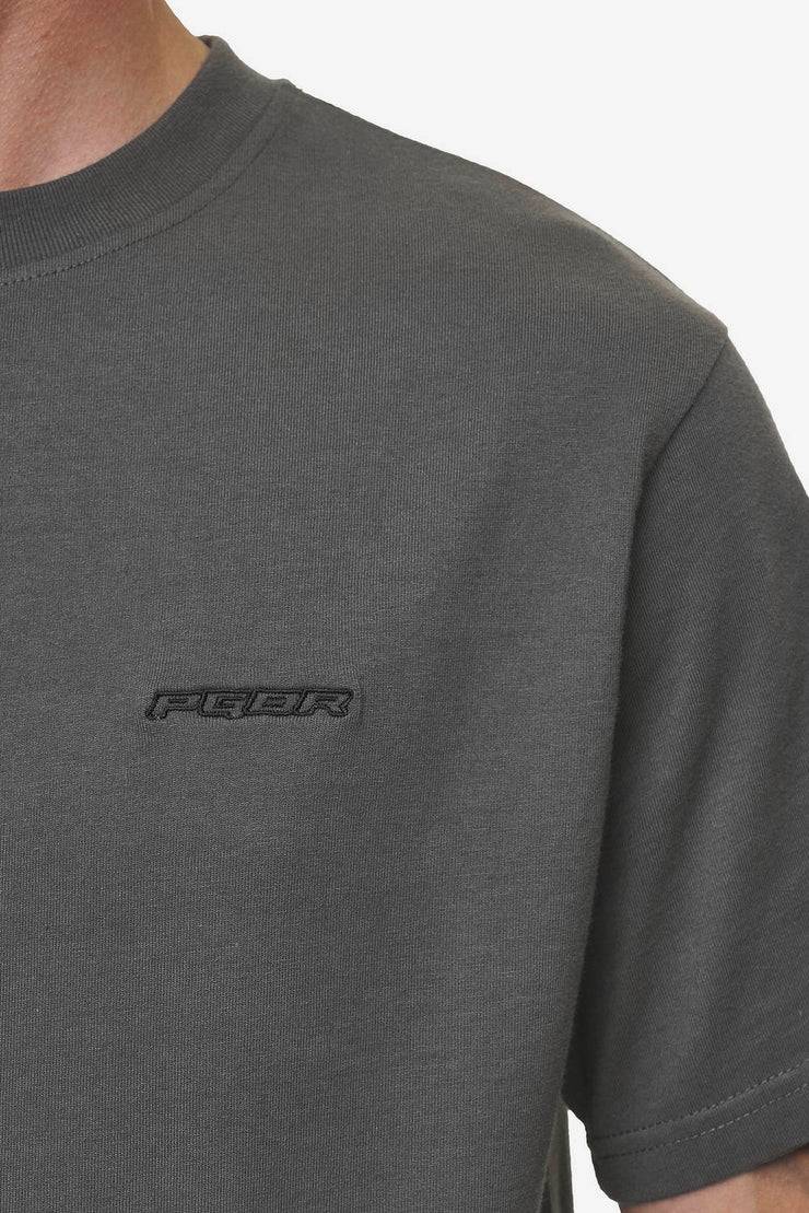 Pegador Bane Slim Tee Washed Anthracite Sonderangebote