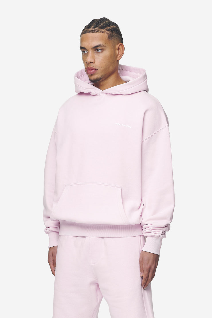 Pegador Logo Oversized Hoodie Washed Bubblegum White Gum Super Sparpreis