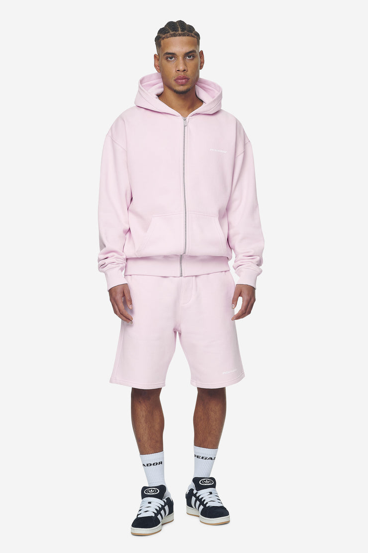 Pegador Logo Oversized Sweat Jacket Washed Bubblegum White Gum Wochenangebot