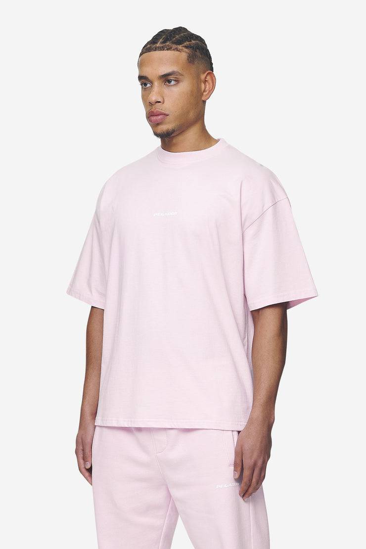 Pegador Logo Boxy Tee Washed Bubblegum White Gum Begrenzte Freigabe