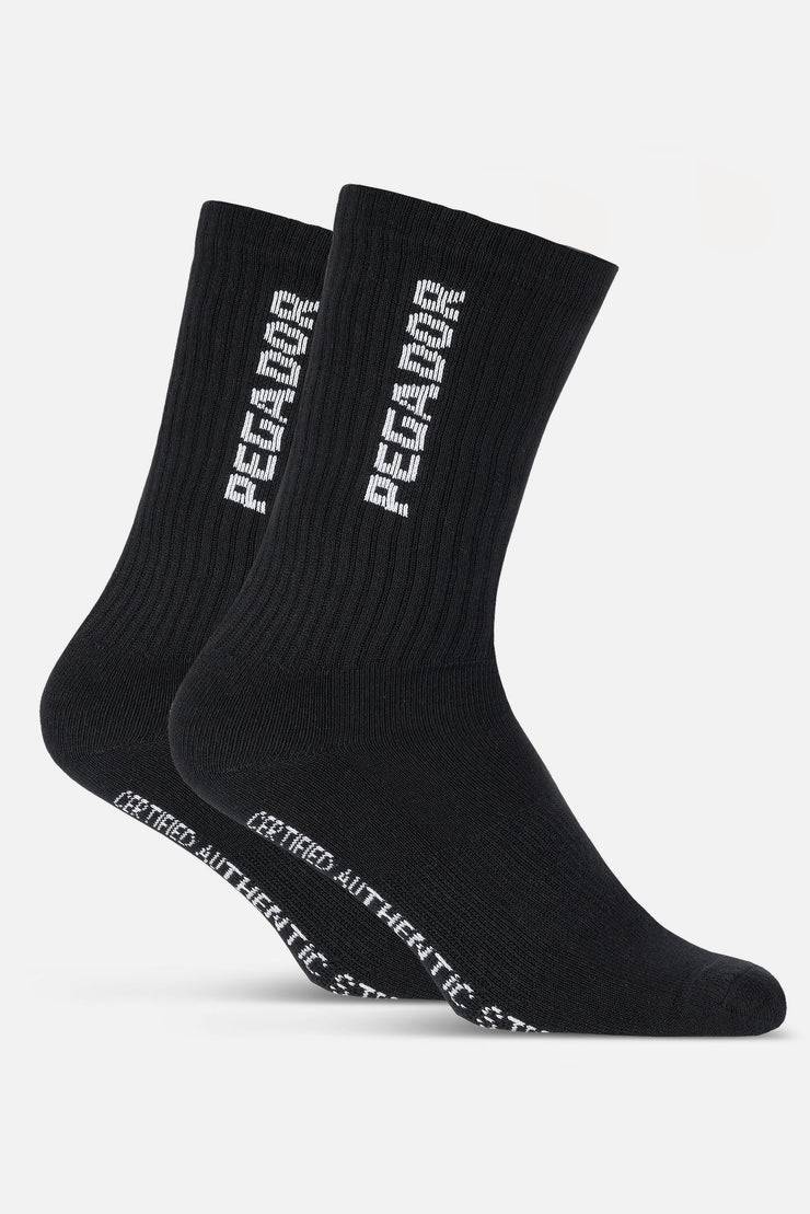 Pegador Certified Cross Logo Socks Black White Zeitbegrenzte Promotion
