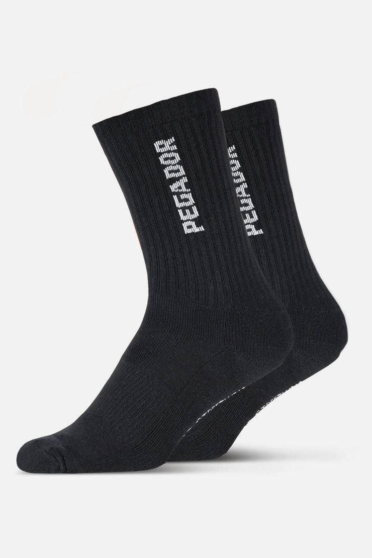 Pegador Certified Cross Logo Socks Black White Zeitbegrenzte Promotion