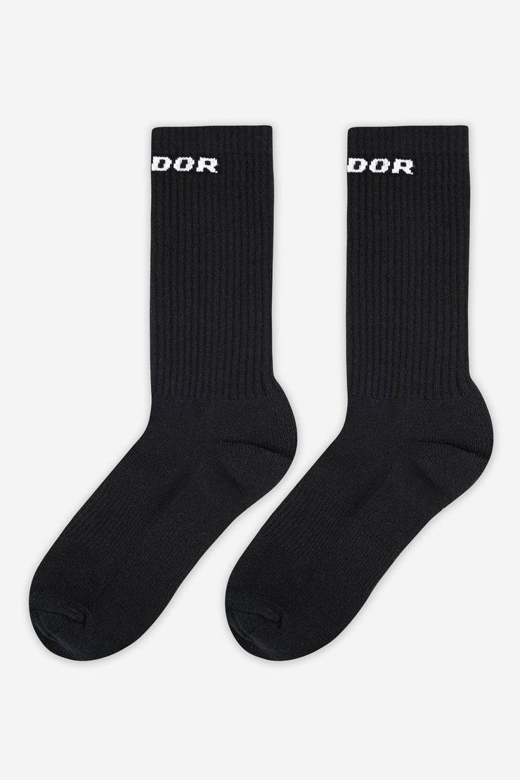 Pegador Logo Socks Black White Sonderangebot der Fabrik