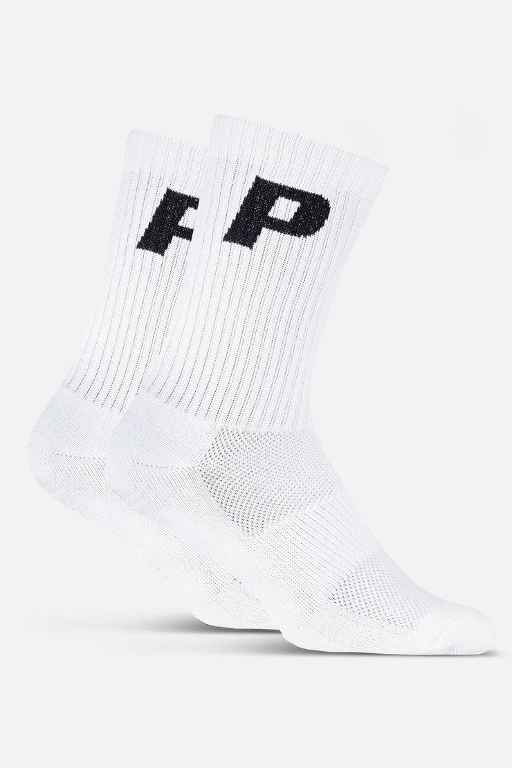 Pegador P Logo Socks White Black Riesige Rabatte