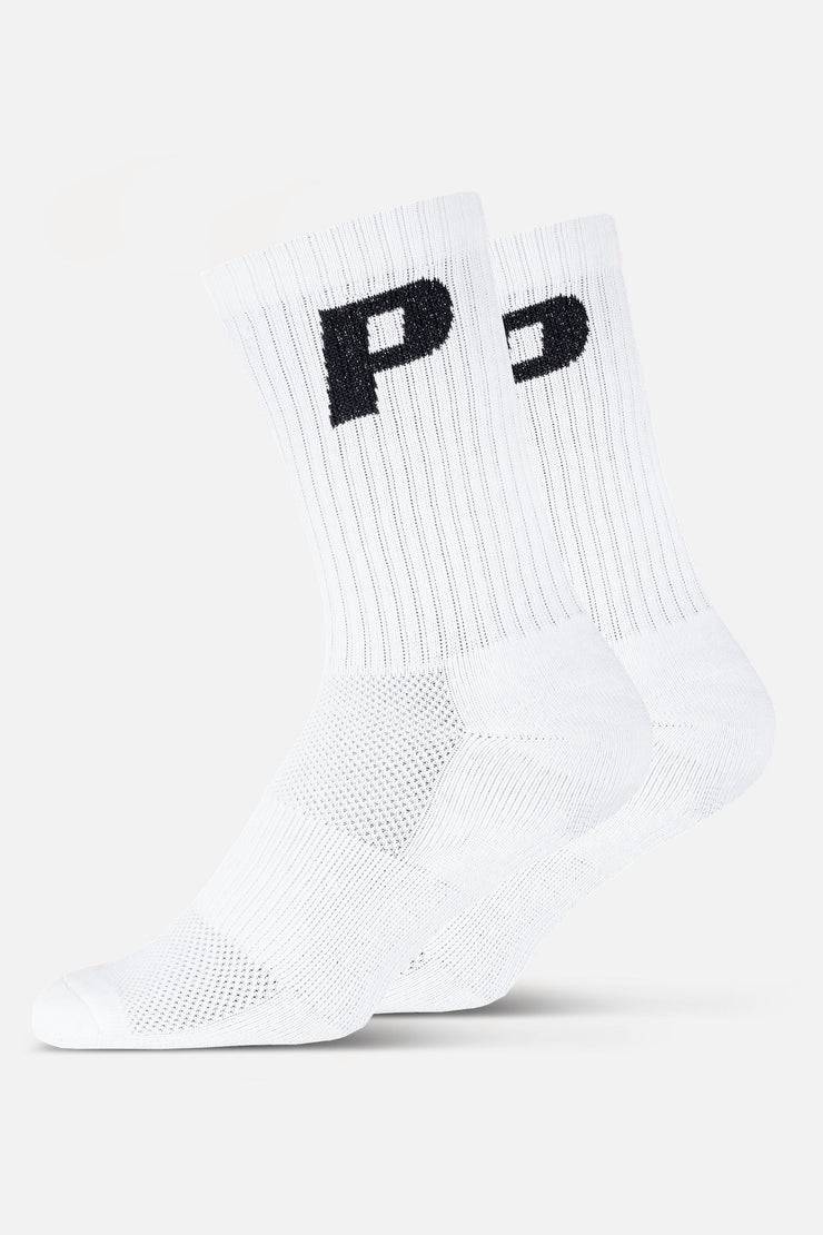 Pegador P Logo Socks White Black Riesige Rabatte