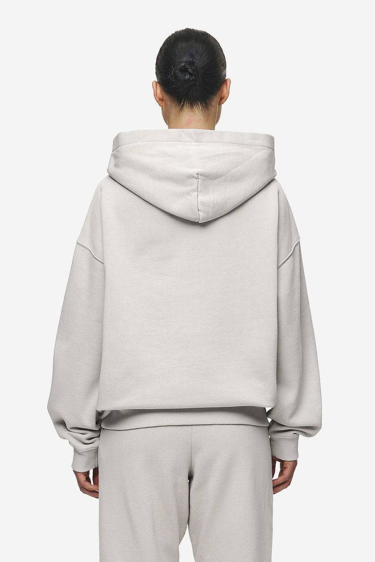 Pegador Clarita Logo Oversized Hoodie Washed Moon Grey Black Gum 50% Rabatt mit kostenlosem Versand