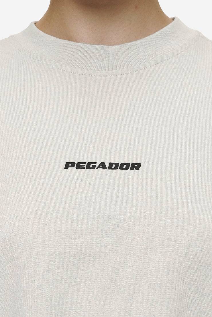 Pegador Bracy Heavy Oversized Tee Washed Moon Grey Black Gum Kostenloser Versand international