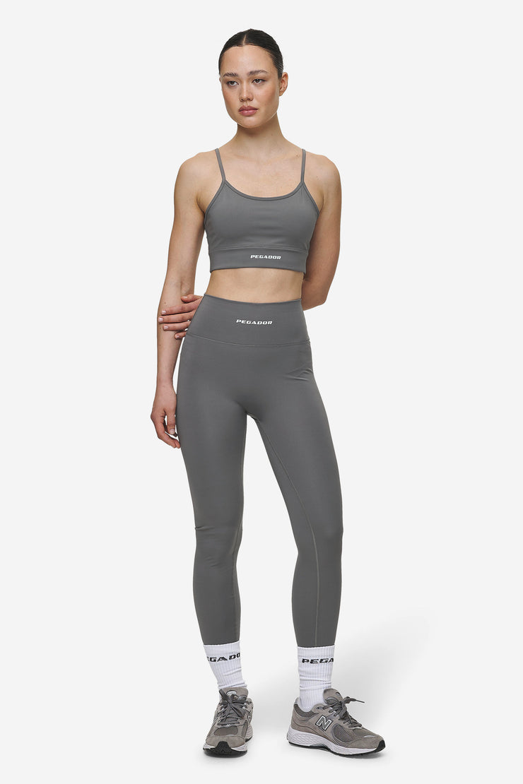 Pegador Taja Sport Bra Deep Grey White zollfrei