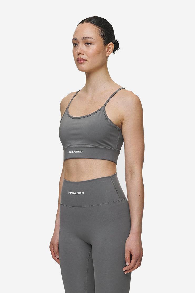 Pegador Taja Sport Bra Deep Grey White zollfrei