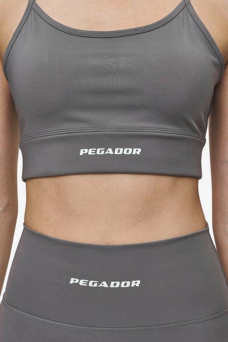 Pegador Taja Sport Bra Deep Grey White zollfrei