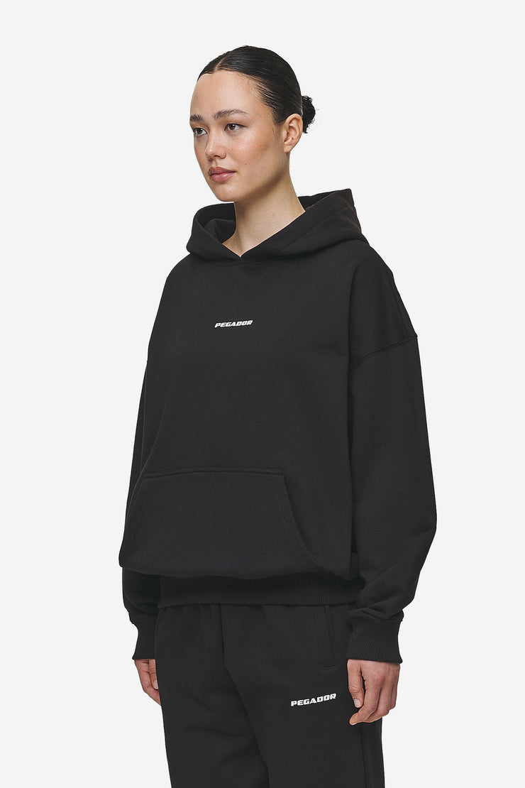 Pegador Clarita Logo Oversized Hoodie Black White Gum 2025
