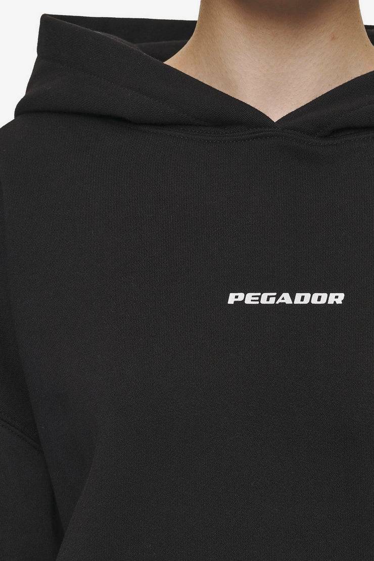 Pegador Clarita Logo Oversized Hoodie Black White Gum 2025