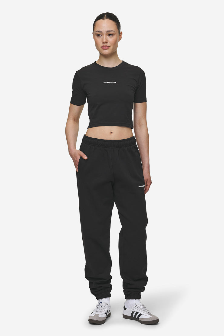 Pegador Ines Cropped Baby Tee Black White Gum Angebote