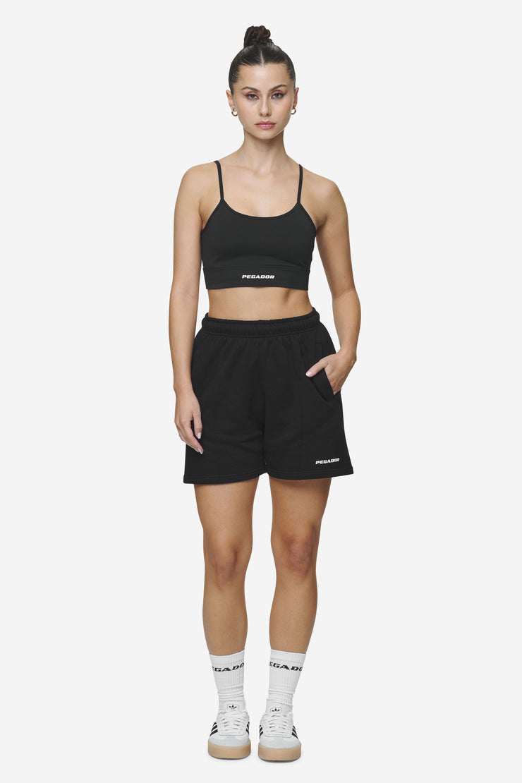 Pegador Sully High Waisted Shorts Black White Gum Blitzverkäufe