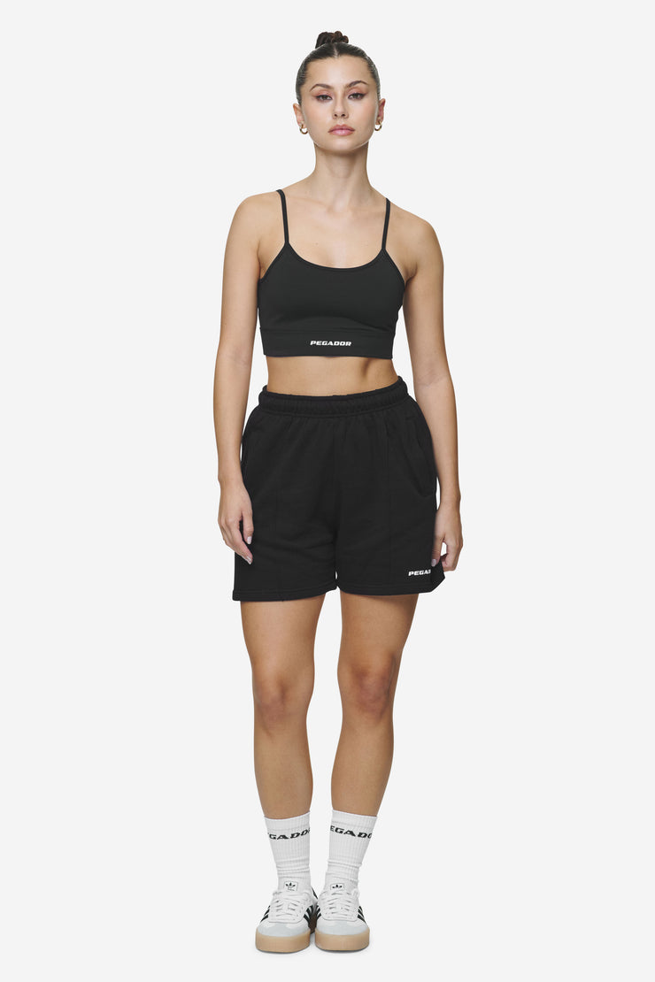 Pegador Sully High Waisted Shorts Black White Gum Blitzverkäufe