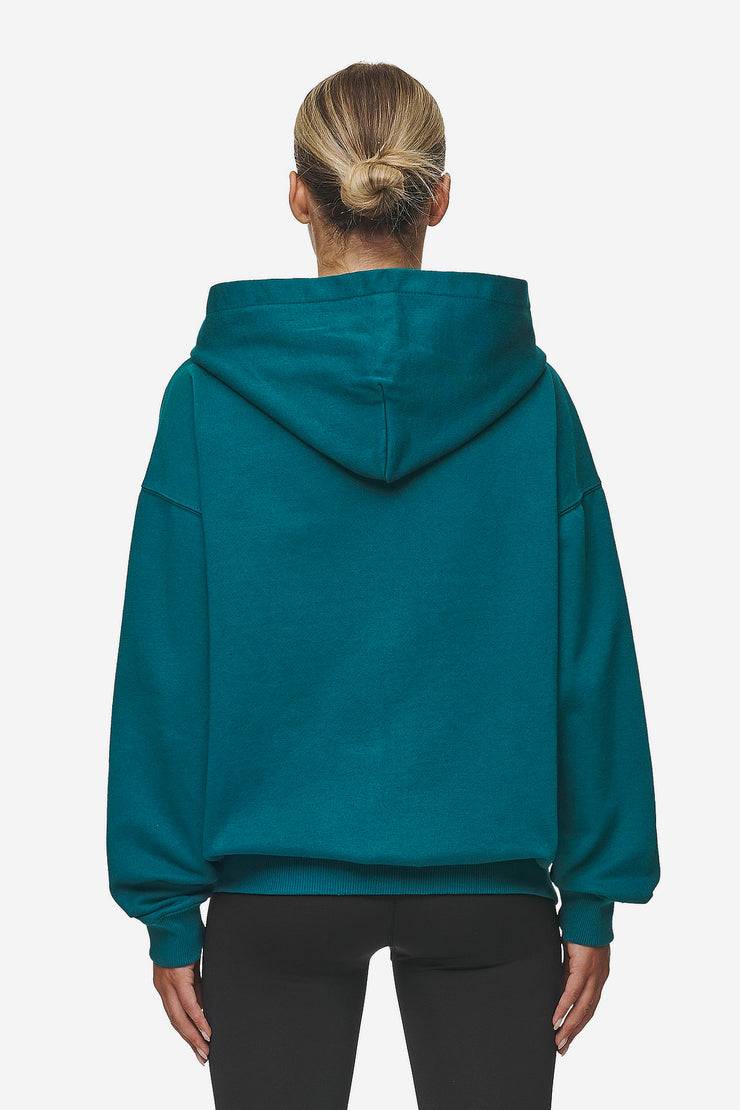 Pegador Clarita Oversized Sweat Jacket Washed Urban Turquoise Black Gum Sonderangebot