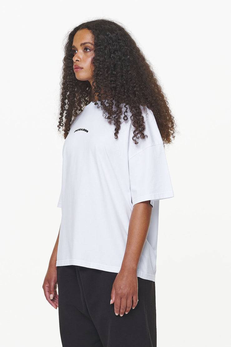 Pegador Thames Heavy Oversized Tee White Großer Ausverkauf