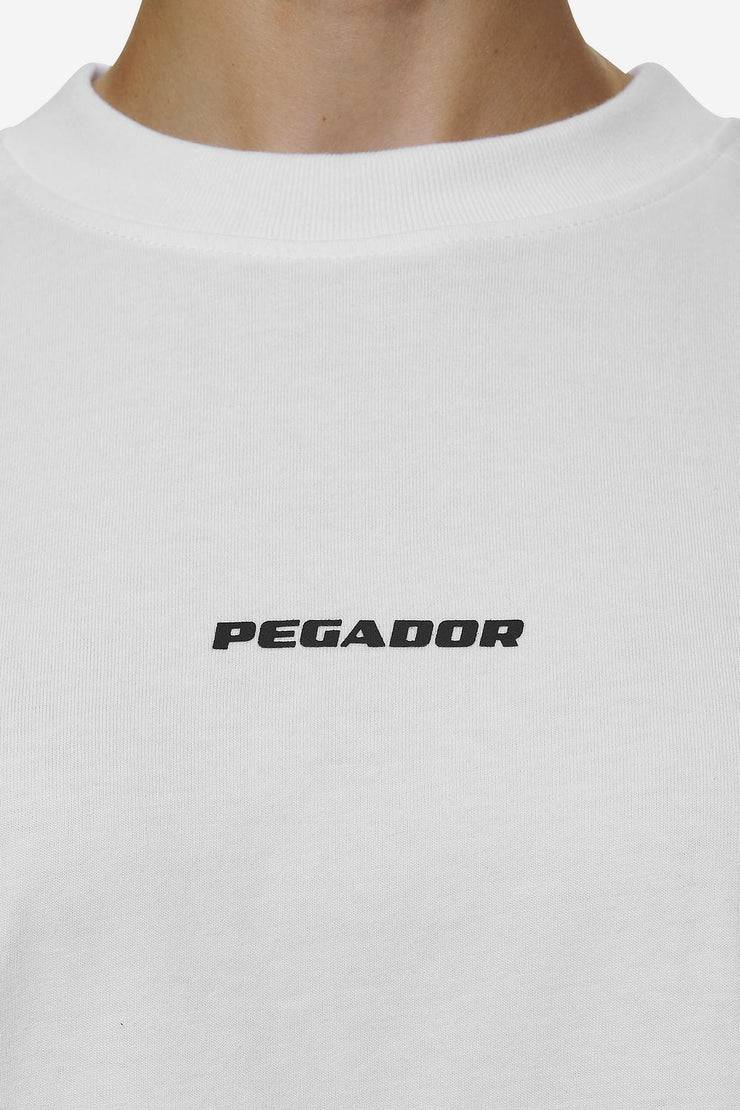 Pegador Bracy Heavy Oversized Tee White Black Gum Flash Sale