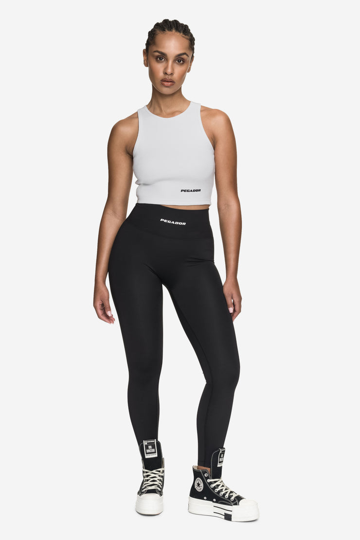 Pegador Ayla Crop Top White Black Begrenztes Angebot