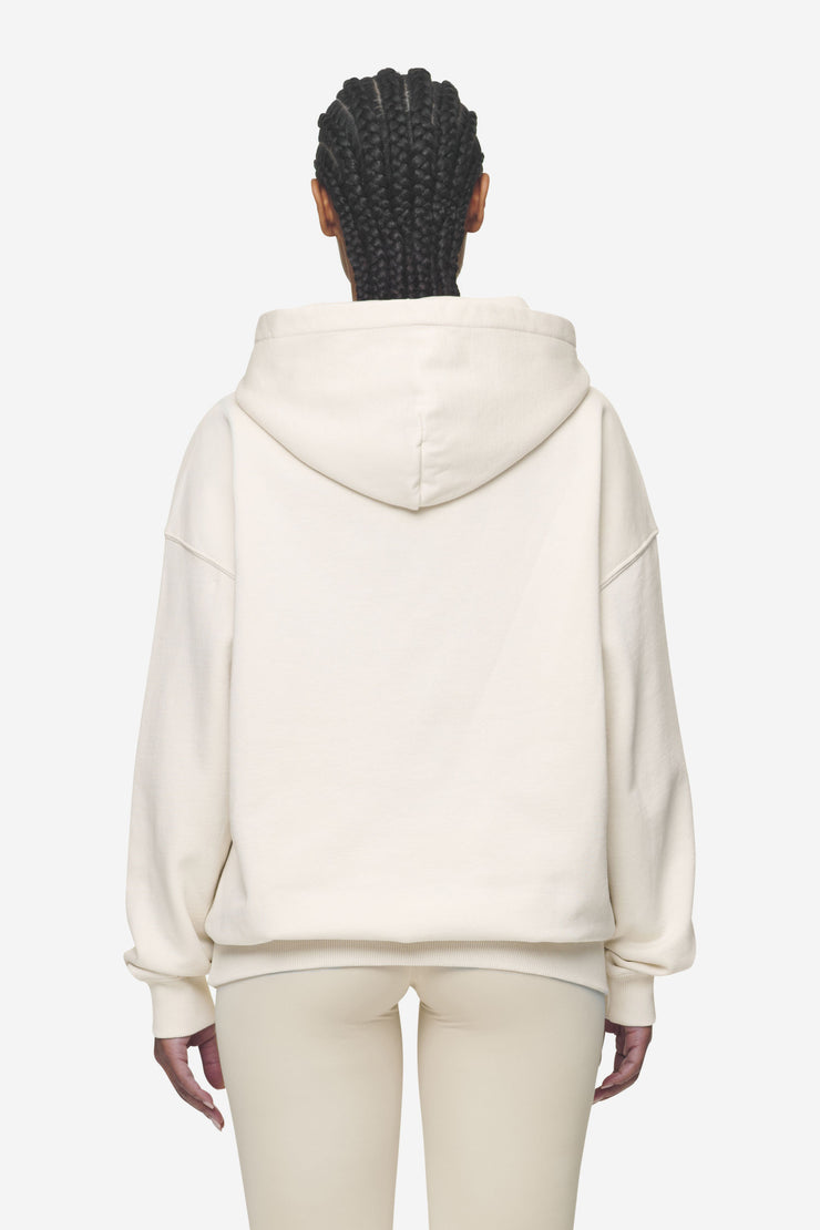 Pegador Clarita Logo Oversized Hoodie Washed Coast Sand White Gum Exklusivangebot
