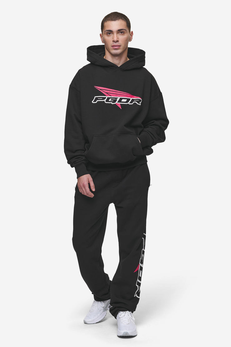 Pegador Blamor Oversized Hoodie Washed Black Cyber Monday