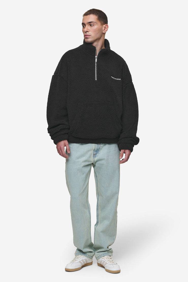 Pegador Puka Teddy Half Zip Sweater Black Vatertagsangebot