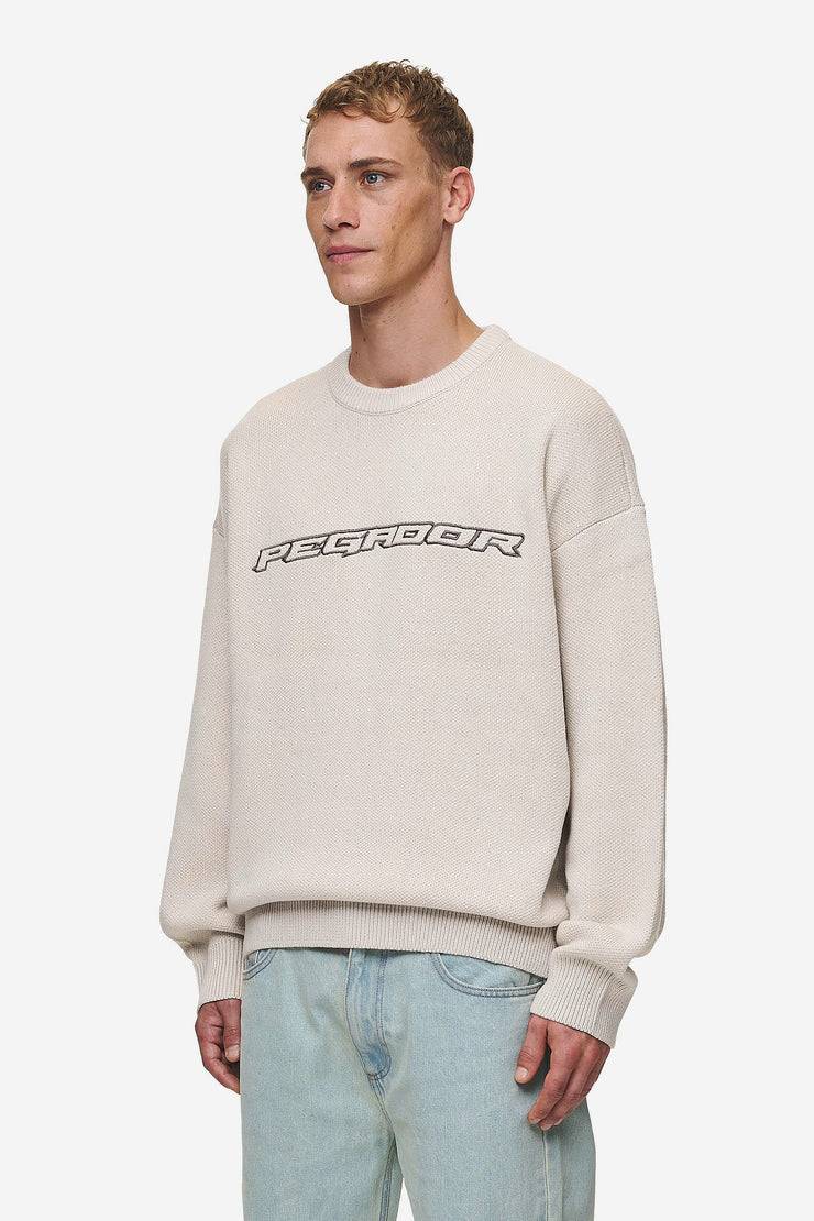 Pegador Lenox Oversized Knit Sweater Light Beige Lagerräumung