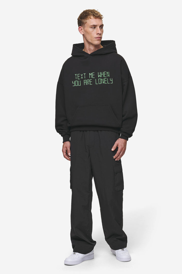 Pegador Bleek Boxy Hoodie Washed Black Online Outlet