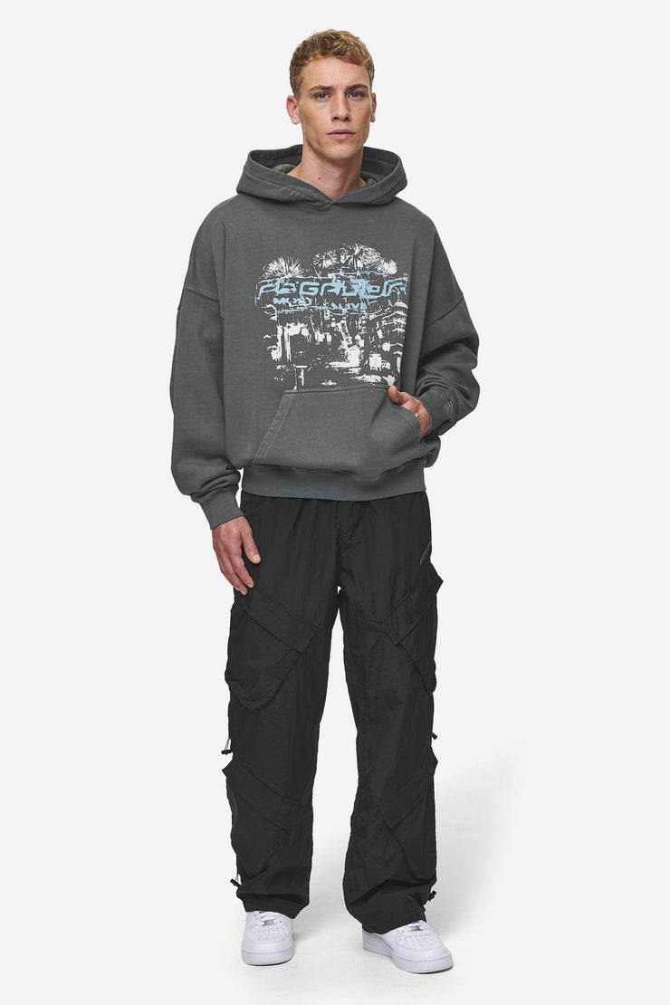 Pegador Macon Boxy Hoodie Washed Anthracite Große Rabatte