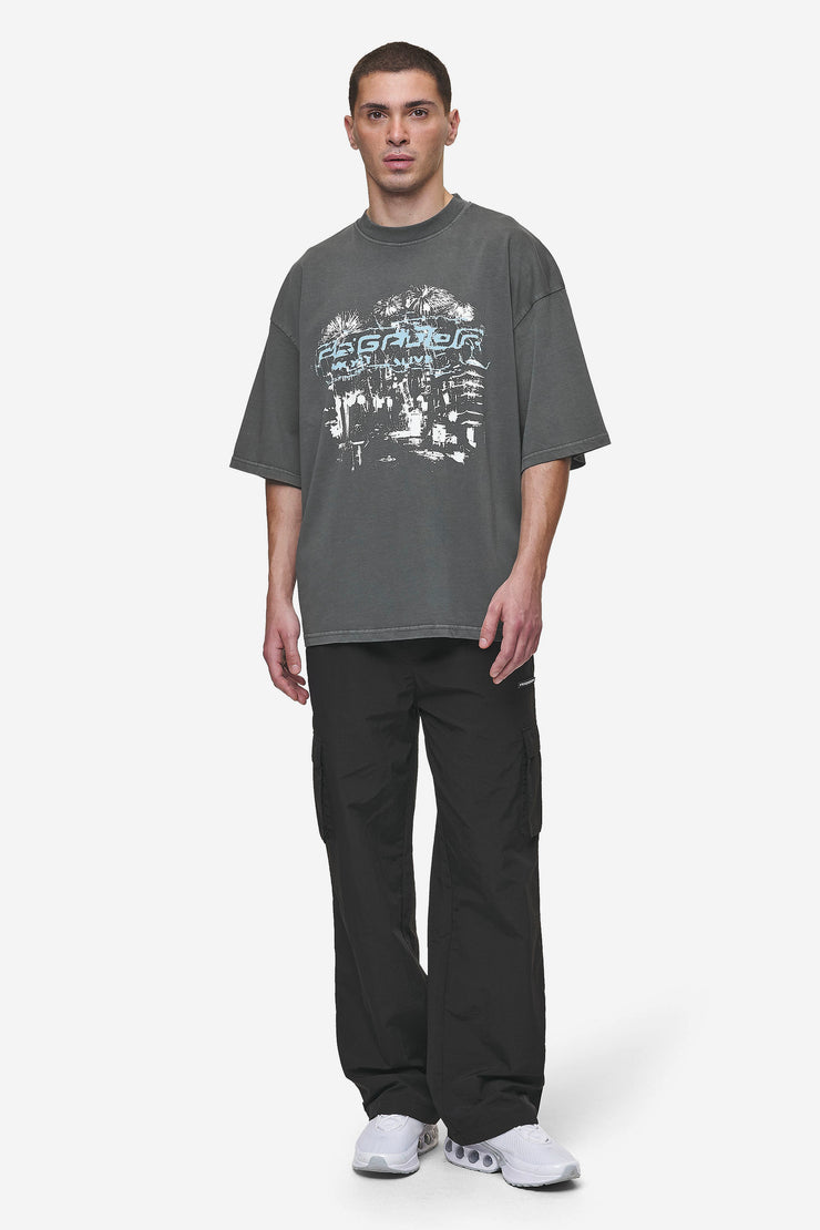 Pegador Macon Boxy Tee Washed Anthracite Neuheiten