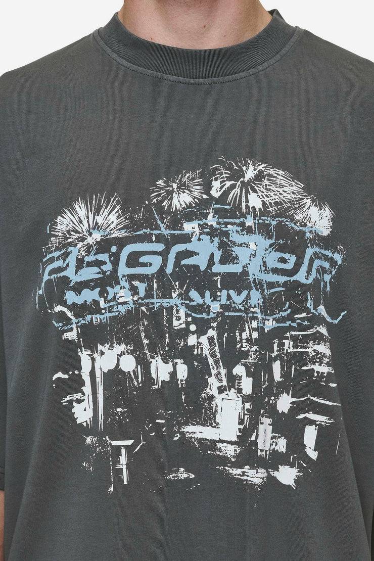 Pegador Macon Boxy Tee Washed Anthracite Neuheiten