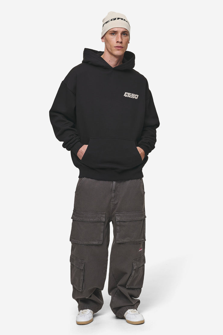 Pegador Doyer Oversized Hoodie Washed Black Bestseller