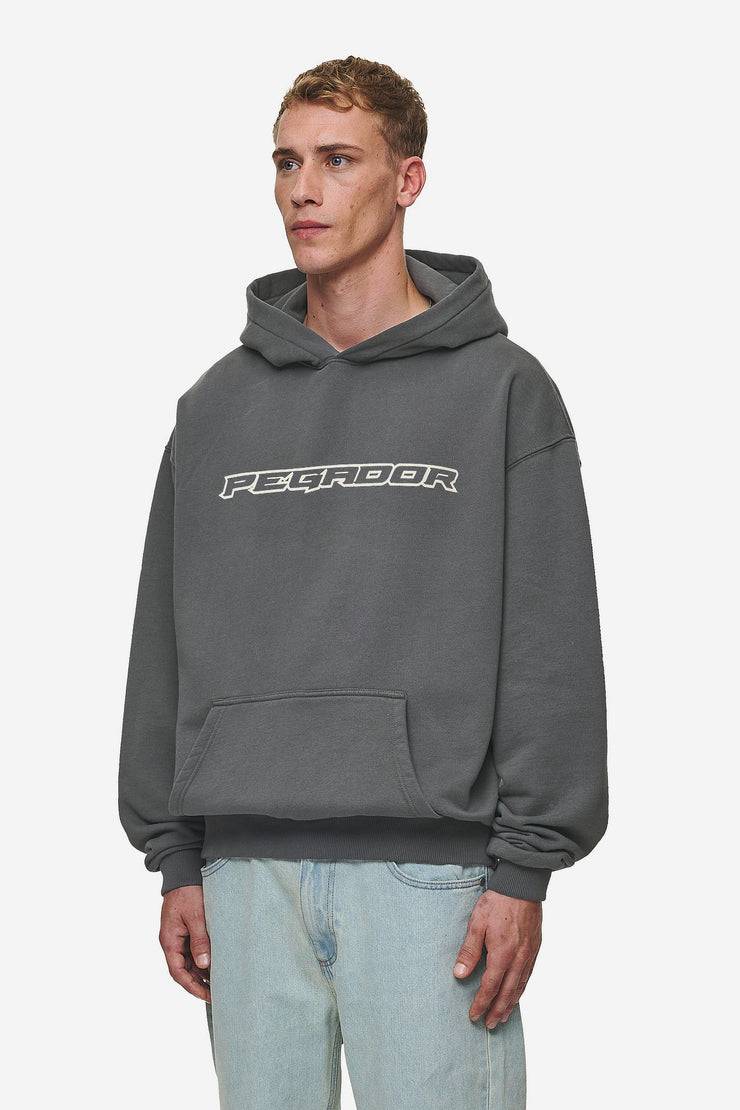 Pegador Alden Oversized Hoodie Washed Anthracite Tägliche Deals